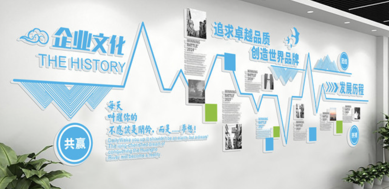 高端大氣創(chuàng)新企業(yè)辦公室文化墻設(shè)計(圖4) 高端大氣創(chuàng)新企業(yè)辦公室文化墻設(shè)計(圖4)