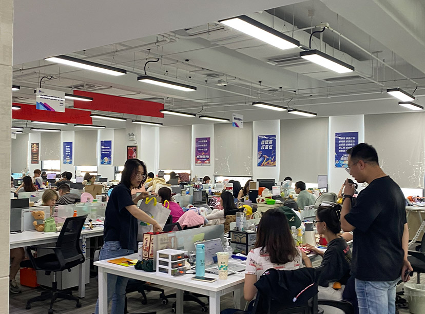 玻璃文化墻，企業(yè)文化墻，電商文化墻制作(圖2)